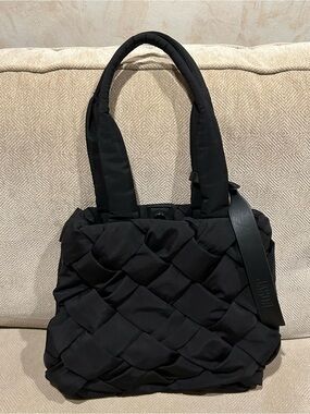 Women’s Jason Wu woven textured black nylon tote